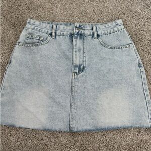 SHEIN denim skirt